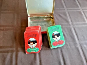 1920's Christmas Coca Cola Playing Card Decks with Tin Complete - Picture 1 of 4