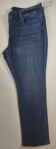 Pantalones de mezclilla azules elásticos rectos Reserve para hombre talla 48 nuevos con etiquetas - Imagen 1 de 9