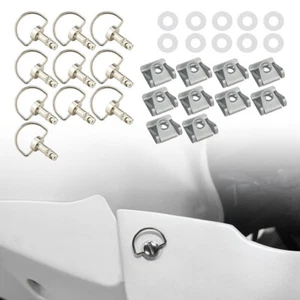 10PCS Quarter Turn+Clip Fairing Dismantle Kit Fit For Ducati 749 916 996 998 999 - Picture 1 of 15