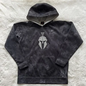 SUDADERA CON CAPUCHA KRYPTEK CAMUFLAJE NEGRA ESPARTANA TALLA MEDIANA - Imagen 1 de 7