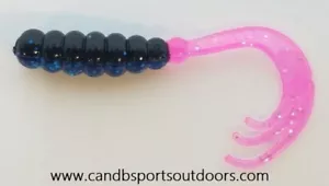 AWD BAITS WOW GRUBS - 2" CODA DI FUOCO BLU NOTTE/ROSA 20 PZ (WG71) - Foto 1 di 2