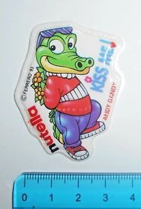 ADESIVO STICKER VINTAGE FERRERO KINDER SORPRESINE FRIGO SERIE SPUGNOSELLI ANDY - Imagen 1 de 1