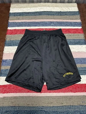 复古 Eagle 匹兹堡短裤 适合男孩 XL 健身房 美国钢人队 海盗企鹅 — 第 1/4 张图片