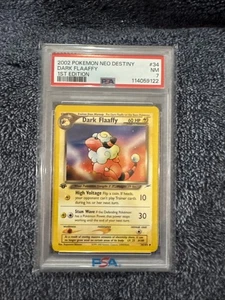 2002 Pokemon Neo Destiny 34 Dark Flaaffy PSA 7 WoTC Pokemon *New Cert*🔥 - Picture 1 of 2