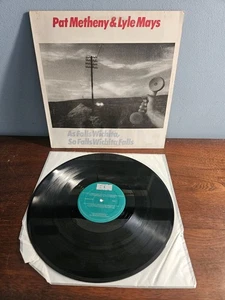 PAT METHENY & LYLE MAYS - As Falls Wichita, So Falls Wichita Falls LP VG+ - Picture 1 of 2
