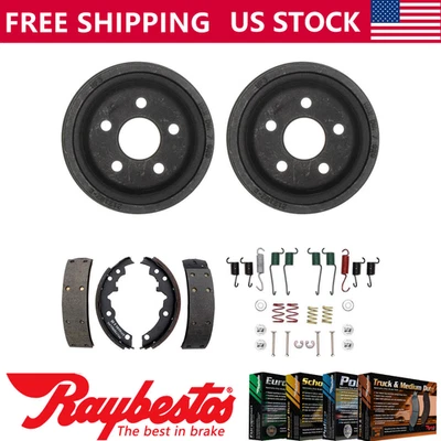 Kit de herrajes de tambores de freno y zapatas de freno traseros para Buick Skyhawk 1985-1989 Foto 1 de 4