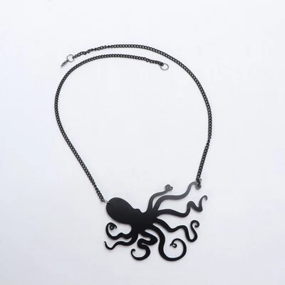  3 stücke Kreative Schlüsselbild Kette Zarte Krake Halskette Vintage Roman - Bild 1 von 4