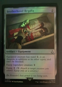 Brotherhood Regalia Universes Beyond: Assassin's Creed Foil - Picture 1 of 2