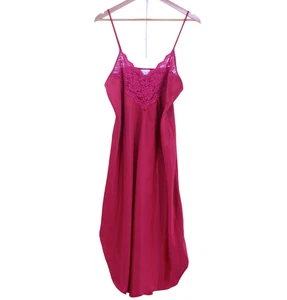 Vestido sin cordones vintage romántico Moods satinado encaje Y2K coqueta lencería hada talla L - Imagen 1 de 12