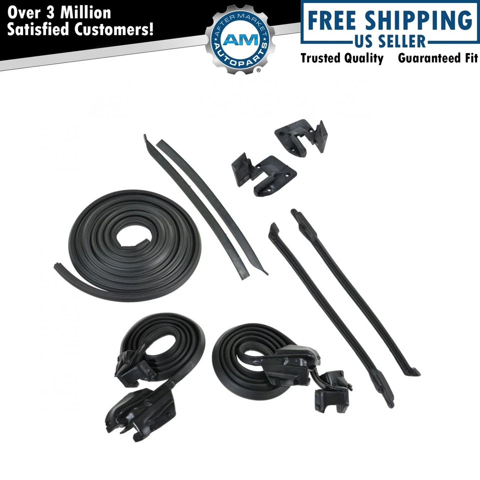 Juego de 9 piezas de sellos de goma para impermeabilización para 68 GTO LeMans Tempest Convertible Foto 1 de 4