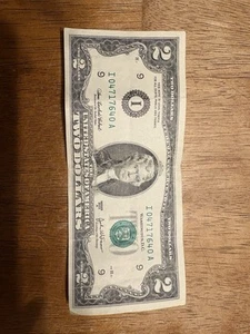 2003 - $2 Two Dollar Bill Rare Series A - Picture 1 of 2