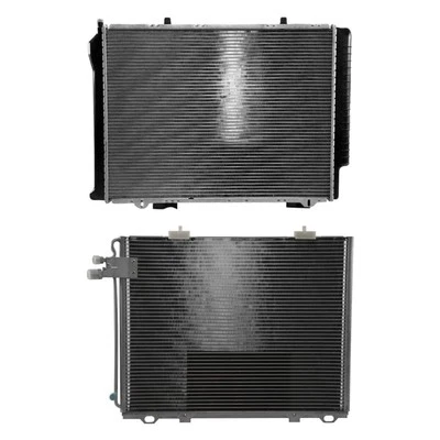 For Mercedes-Benz E320 96-97 Reach Cooling BNDL-459378 Radiator & Condenser Kit - Image 1 of 2
