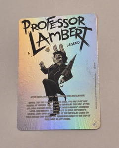 Professor Lambert Neopets Battledome TCG Obelisk Alt Art / Album Parodie SR* - Bild 1 von 3