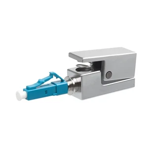 LC Bare Fiber Optic Adapter Square Coupler Connector for Server Rack... - Picture 1 of 7