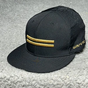 Warstic Warstripe Black Lightweight fitted Stretch Cap S/M - Picture 1 of 12