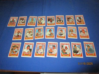 1973 Kellogg's Baseball CardLot (22) Ex-mint to Near mint Overall - Image 1 of 4