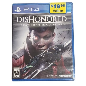 PS4 Dishonored Death of The Outsider Sony 2017 Brand New - Picture 1 of 4