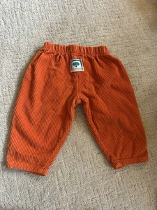 Mulberribush Vintage Orange Corduroy Pants - Picture 1 of 2