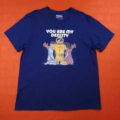 Мужская футболка с рисунком Back to the Future Movie You Are My Density 2XL синяя - Изображение 1 из 4