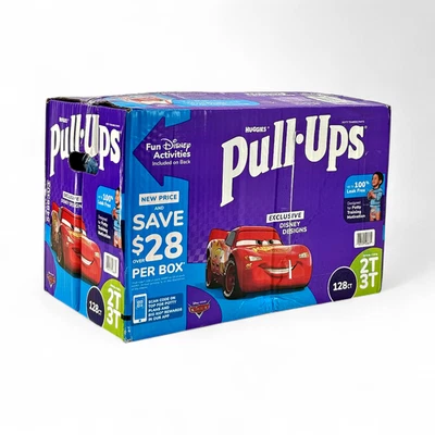 Huggies Pull-Ups - Cars Training Pants for Boys (Size 2T-3T) - 128 Count - Image 1 of 4