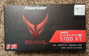 PowerColor Red Devil AMD Radeon RX 5700XT 8GB GDDR6 Graphics Card - Afbeelding 1 van 9