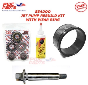 SEADOO Jet Pump Rebuild Kit Wear Ring Impeller Shaft Oil 2003-2005 GTI LE RFI - Picture 1 of 1