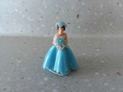 Topper de cupcakes vintage dama en azul Hong Kong Foto 1 de 4