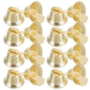 100 Pcs Bell Decoration Kleine Metallglocke Weihnachtsdeko Glocken - Picture 1 of 12