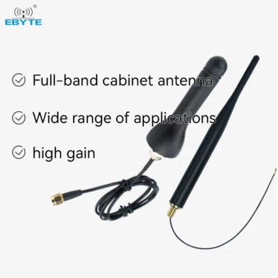 2pcs/lot 3dBi Rubber Rod IPEX-1 Antenna  Waterproof Nut EBYTE Outdoor Antenna - Image 1 of 4