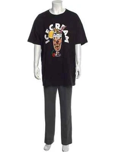 ICECREAM Graphic Print Crew Neck T-Shirt - Picture 1 of 3