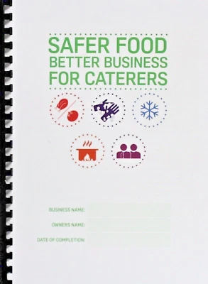 FSA Safer Food Better Business for Caterers full pack with 12 month diary, 2025-2026