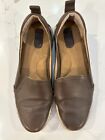 Born leather slip on brown shoes 9