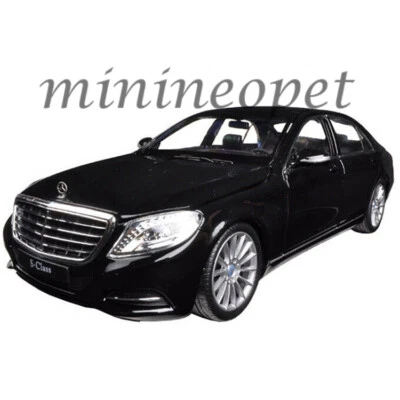 COCHE MODELO DIECAST WELLY 24051 MERCEDES BENZ CLASE S 1/24 NEGRO Foto 1 de 2