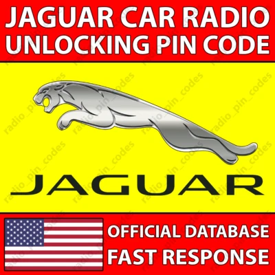 ✅JAGUAR RADIO PIN CODE FOR ALL MODELS XE XF XJ XK XKR S-TYPE X-TYPE VISTEON✅ - Image 1 of 4