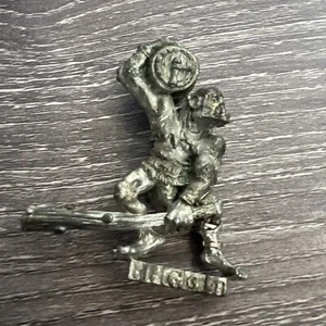 VINTAGE HHG Troll club METAL FIGURE UNPAINTED No BASE LOOSE Figure 03 - Picture 1 of 7