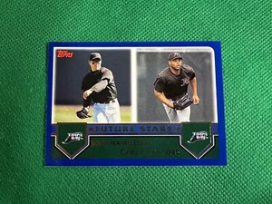 2003 Topps #325 Josh Hamilton Carl Crawford Tampa Bay Devil Rays