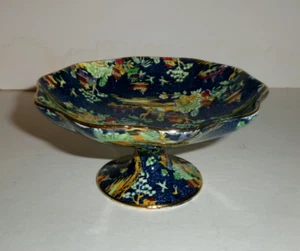 Vtg Small 5-3/8" ROYAL WINTON GRIMWADES PEKIN PEDESTAL CANDY DISH TRINKET BOWL - Picture 1 of 3