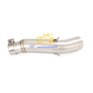 For Honda CBR300R CB300F 20-25 CB300R 18-25 Slip On Exhaust 51mm Mid Link Pipe - Picture 1 of 9