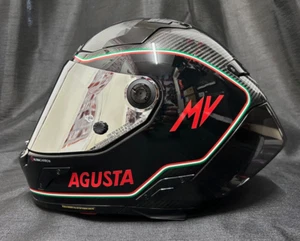 Casco Nolan X804RS Asso Di Picche Carbon FREE MV AGUSTA DECALS Moto X-Lite - Foto 1 di 10