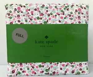 Kate Spade FULL 100% Cotton Percale 4 Piece Sheet Set Multicolor Floral - Picture 1 of 4