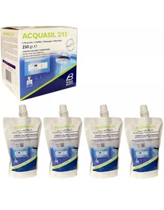 RICARICHE ACQUASIL 2/15 DA 4PZ X 250G PER DOSATORE ANTICALCARE ACQUA BREVETTI - Foto 1 di 5