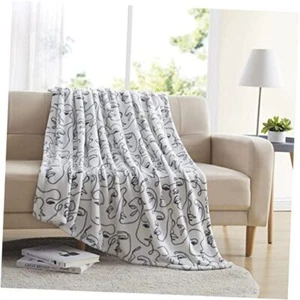Fashions Velvet Plush Throw Blanket- Soft, Warm and Cozy, Lightweight Alina - Picture 1 of 7