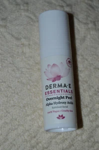 Derma-E Essentials Overnight Peel AHA Exfoliant Facial 15ml/.5oz Travel Size - Picture 1 of 1