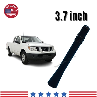 Antena aérea de radio AM/FM negra de repuesto de 3,7" para Nissan Frontier 2000-2019 Foto 1 de 4