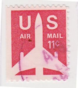 (UST-302) 1971 USA 11c Jet air mail (U)