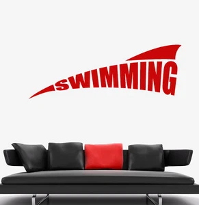 Vinyl Wall Decal Swimming Pool Logo Water Sports Stickers (2024ig) - Picture 1 of 3