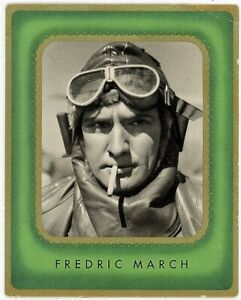 Carte tabac de collection allemande star de film Fredric mars 1930