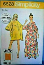 SIMPLICITY PATTERN 5628 CAFTAN  RETRO 70S  MISSES 1 SIZE FITS  UNCUT  NEW