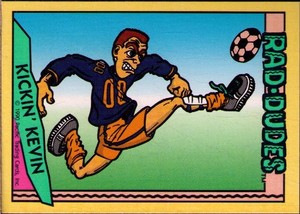 1990 Pacific Rad-Dudes #25 Kickin' Kevin