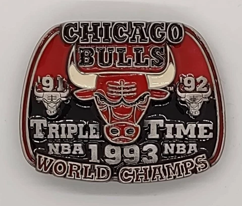 Vintage Chicago Bulls Championship Belt Buckle Cover